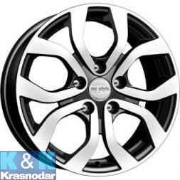 Колесный диск K&K КС704 (16_Terrano SN) 6.5x16/5x114.3 ET50 D66.1 алмаз черный
