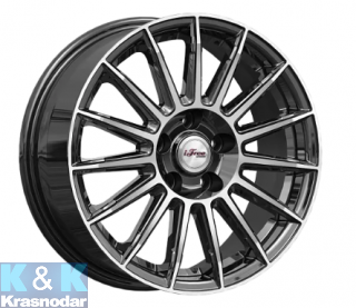 Колесный диск iFree Азур (КС1052) 6.5x16/5x100 ET38 D57.1 Блэк Джек