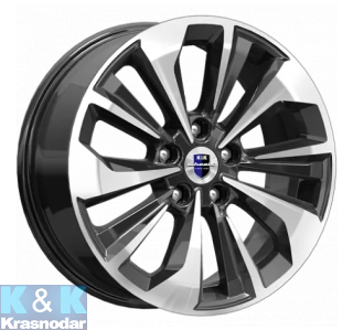 Колесный диск K&K Авиор (КС936) 7x17/5x114.3 ET35 D67.1 алмаз черный