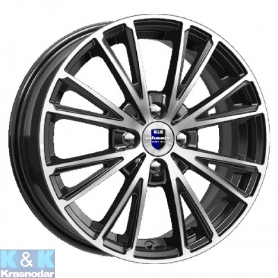 Колесный диск K&K Меандр (КС888) 6x15/4x100 ET40 D67.1 алмаз черный