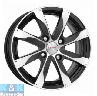 Колесный диск K&K Джемини (КС617) 6x15/4x108 ET50 D63.35 алмаз черный