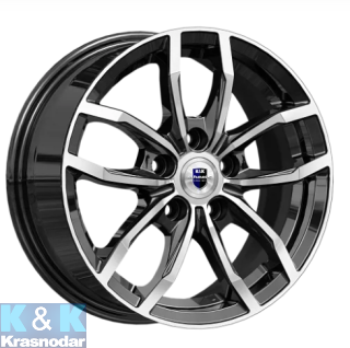 Колесный диск K&K Фрост (КС1048-01) 6.5x15/5x108 ЕТ50 D63.35 алмаз черный