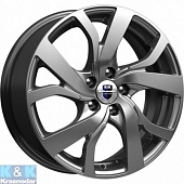 Колесный диск K&K Палермо (КС607) 6.5x16/5x114.3 ET40 D67.1 дарк платинум